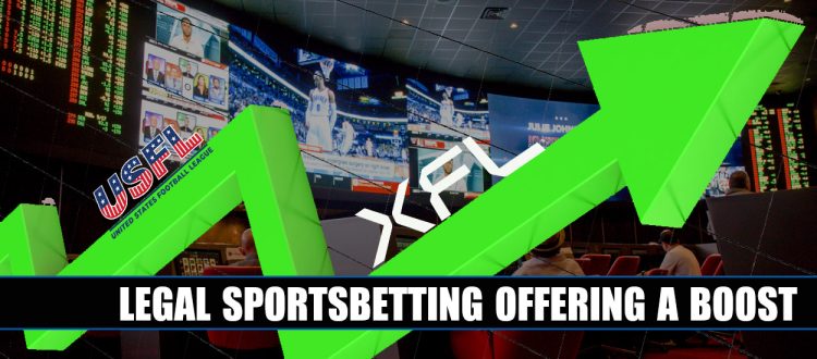 legal sports betting boosts lesser sports XFL USFL