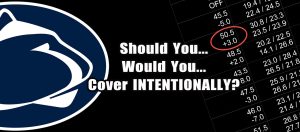Is there an issue with teams trying to cover the spread?