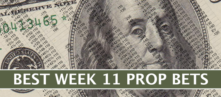 NFL Week 11 Play Props