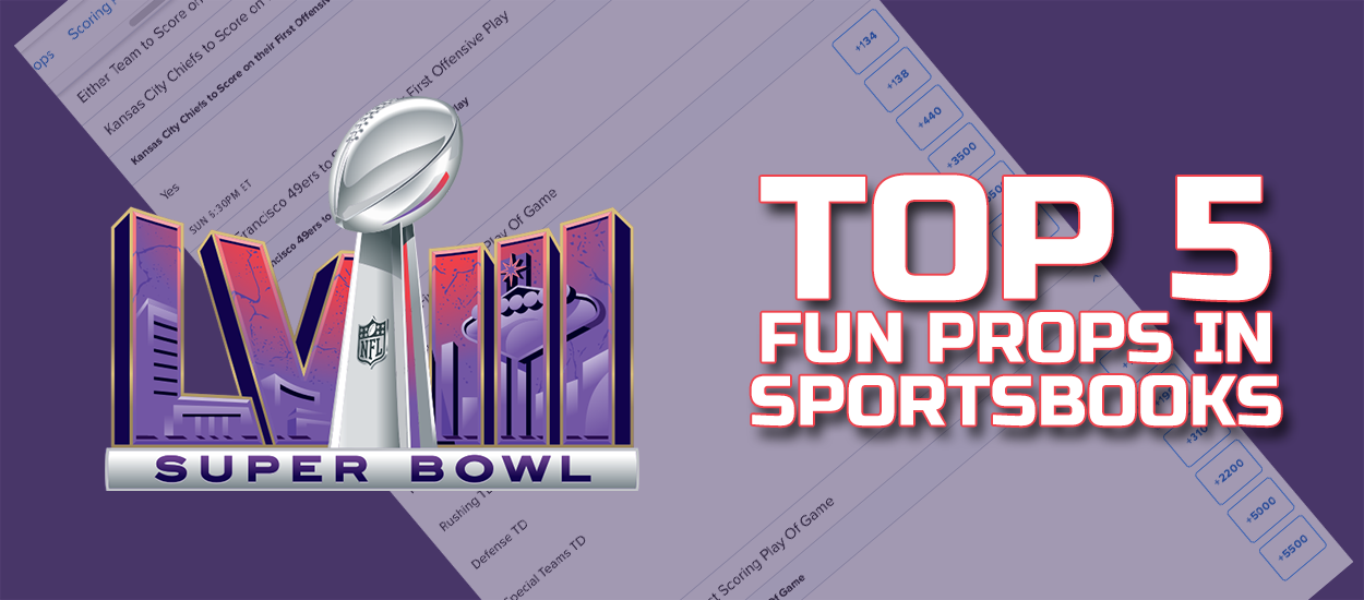 Top 5 fun Super Bowl 58 props