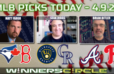 Matt Fargo,Sean Higgs,Brian Bitler,Winners Circle,MLB,MLB Best Bets,MLB Predictions,MLB Picks Today,Phillies vs Braves,Blue Jays vs Red Sox,Brewers vs Rockies