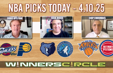 Knicks vs. Pistons,Pacers vs. Cavaliers,Timberwolves vs. Grizzlies.,NBA Picks,NBA Previews,Winners Circle,NBA Basketball,NBA Picks & Previews Today,Doug Upstone,Chip Chirimbes,Sean Higgs