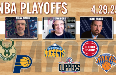 NBA,NBA Playoffs,NBA Playoff Picks,Best Bets,NBA Best Bets,Matt Fargo,Sean Higgs,Chip Chirimbes,Winners Circle,gamblersWORLD,Bucks vs Pacers,Clippers vs Nuggets,Pistons vs Knicks,Free Picks,NBA Playoff Previews