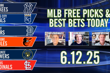 MLB Picks,MLB,Sean Higgs,Chip Chirimbes,Doug Upstone,Yankees vs Royals,Tigers vs Orioles,Cardinals vs Brewers,MLB Free Picks & Best Bets 6/12/2025,Winners Circle