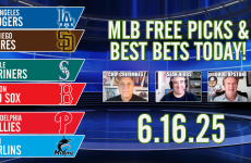 MLB Best Bets,MLB,Sean Higgs,Doug Upstone,Chip Chirimbes,Red Sox,Padres vs Dodgers,Phillies vs Marlins,Red Sox vs Mariners,MLB Free Picks & Best Bets 6/16/2025