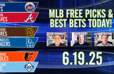 Doug Upstone,Sean Higgs,Chip Chirimbes,MLB,MLB Best Bets,Winners Circle,Mets vs Braves,Padres vs Dodgers,Orioles vs Rays,MLB Free Picks & Best Bets Today 6/19/2025