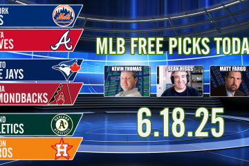Winners Circle,MLB Best Bets,MLB Predictions,Matt Fargo,Sean Higgs,Kevin Thomas,Mets vs Braves,Diamondbacks vs Blue Jays,Astros vs A's,MLB Free Picks Today 6/18/2025
