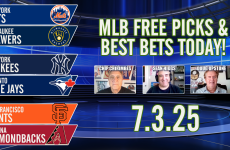 Doug Upstone,Chip Chirimbes,Sean Higgs,Winners Circle,MLB,MLB Picks Today,MLB Free Picks,MLB Best Bets,Mets vs Brewers,Yankees vs Blue Jays,Giants vs Diamondbacks,MLB Free Picks Today 7/3/2025