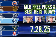 MLB,MLB Best Bets,Padres,Mets,Cubs,Brewers,Yankees,Rays,MLB Predcitions,MLB Best Bets Today,MLB Free Picks & Best Bets Today 7/28/2025,Rays vs Yankees,Mets vs Padres,Cubs vs Brewers,Sean Higgs,Chip Chirimbes,Doug Upstone