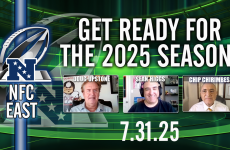 NFC East,NFC East Preview,2025 NFC East,Win Totals,Prop Bets,Chip Chirimbes,Sean Higgs,Doug Upstone,NFL Best Bets,NFC East 2025 NFL Preview