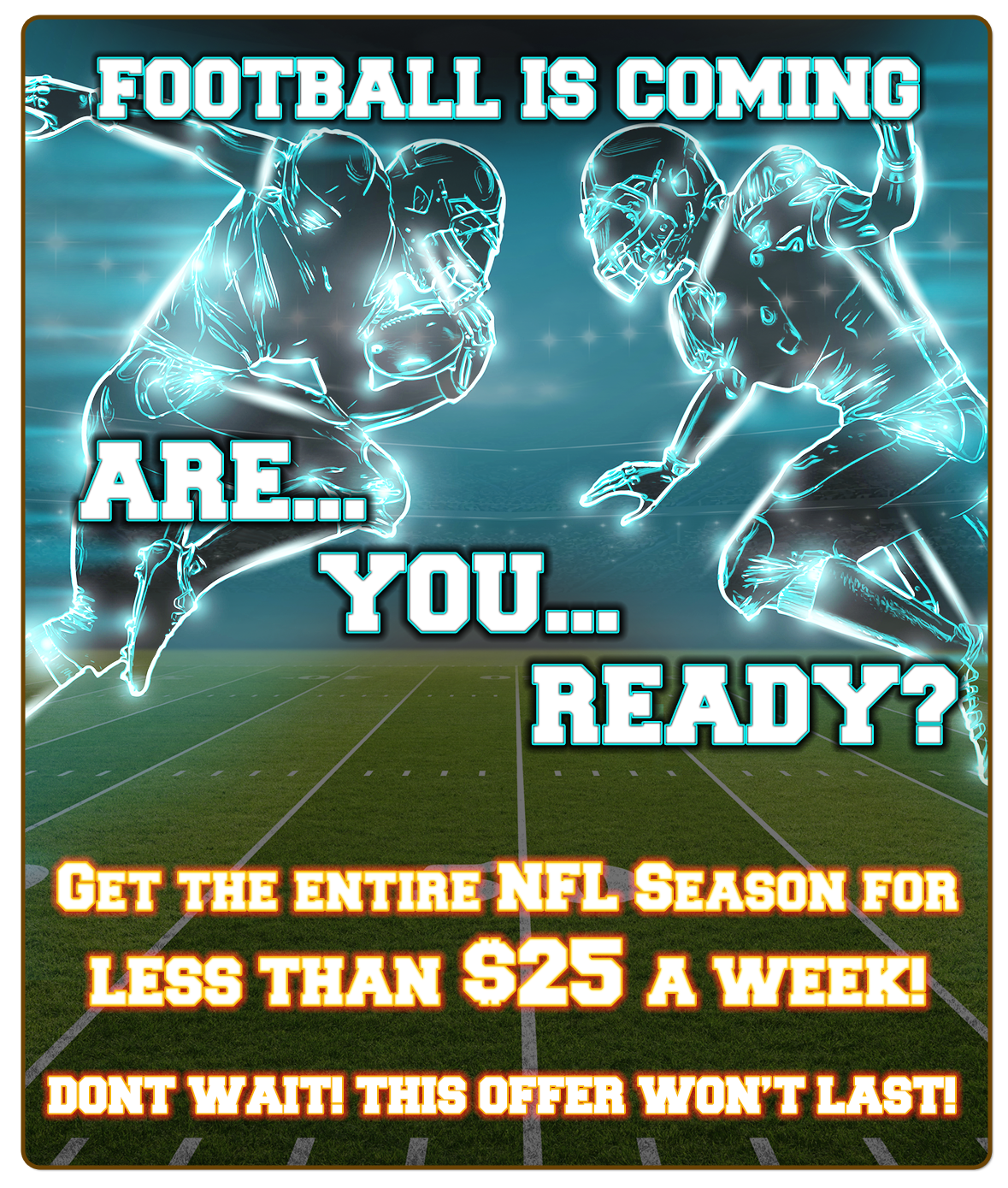 EARLY BIRD NFL SAVINGS