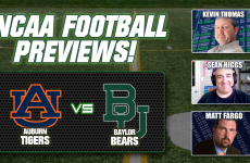 Sean Higgs,Matt Fargo,Kevin Thomas,Auburn,Baylor,College Football Week 1,Free Picks,Predictions,Auburn Tigers vs Baylor Bears Best Bets