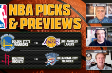 NBA,NBA 2025 Season,Rockets vs Thunder Best Bets,Lakers vs Warriors Best Bets,Doug Upstone,Chip Chirimbes,Sean Higgs,NBA Best Bet