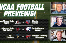 College Football,College Football Predictions,College Football Free Picks,Doug Upstone,Sean Higgs,Chip Chirimbes,New Mexico State,Liberty,Arkansas State,South Alabama,FIU vs WKU