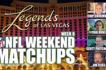 NFL Week 8,NFL Best Bets,NFL Previews,Jim Feist,Chip Chirimbes,Scott Pritchard,Paul Bovi,Eagles vs Giants,Bears vs Ravens,Las Vegas Legends,NFL Week 8 Preview & Best Bets