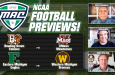 Sean Higgs,Chip Chirimbes,Doug Upstone,NCAA Football Best Bets,NCAA Football Previews,Bowling Green vs UMass,Western Michigan vs Eastern Michigan,NCAA Football Picks & Predictions