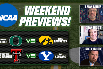BYU vs Texas Tech,Oregon vs Iowa,College Football,College Football Best Bets,Matt Fargo,Brian Bitler,Sean Higgs
