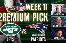 Sean Higgs,Brian Bitler,Matt Fargo,Jets vs Patriots,NFL Free Picks,NFL Predictions,NFL Best Bets Week 11,TNF