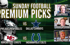Colts,Chiefs,Eagles,Cowboys,Doug Upstone,Alex Smart,Sean Higgs,NFL Best Bets Week 12,Colts vs Chiefs,Eagles vs Cowboys,NFL Free Picks