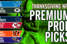 Sean Higgs,Kevin Thomas,Thanksgiving NFL,Best Bets,Anytime TD,Packers vs Lions,Chiefs vs Cowboys,Bengals vs Ravens