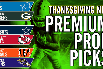 Sean Higgs,Kevin Thomas,Thanksgiving NFL,Best Bets,Anytime TD,Packers vs Lions,Chiefs vs Cowboys,Bengals vs Ravens