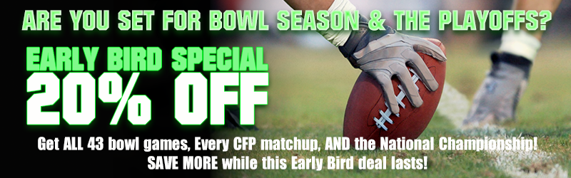 CFP and Bowl Picks Early Bird Sale