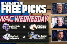 WAC Wednesday Best Bets,NCAA Basketball Best Bets,Tarleton State vs UT Arlington,Utah Tech vs California Baptist,Brian Bitler,Sean Higgs,Matt Fargo