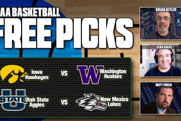 NCAA Basketball Best Bets Today,Iowa vs Washington,Brian Bitler,Sean Higgs,Matt Fargo,Utah State vs New Mexico