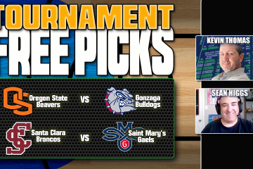 Kevin Thomas,Sean Higgs,Oregon State vs Gonzaga,Santa Clara vs Saint Mary's,College Basketball Picks Today